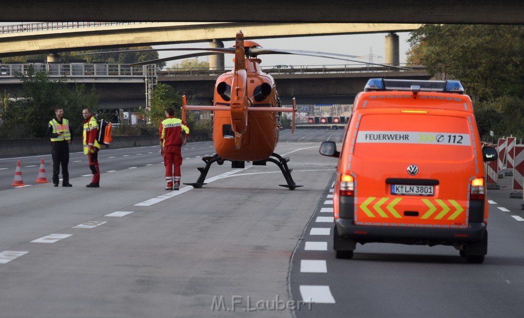 VU mehrere PKW A 3 Rich Oberhausen Hoehe AK Koeln Ost P084.JPG - Miklos Laubert